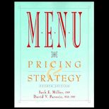 Menu  Pricing And Strategy
