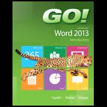 Go With Microsoft Word 2013 Introductory