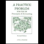 Practice Problem for Use in Principles of Accounting