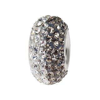 Forever Moments Clear and Smoky Crystal Pavé Bead, Womens