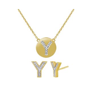 ONLINE ONLY   Diamond Addiction Diamond Accent Y Pendant & Earrings Set,