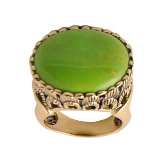 Art Smith by BARSE Green Turquoise Statement Ring, Womens