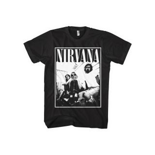 Nirvana Graphic Tee, Black, Mens