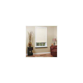  Home Semi Sheer Textured Cordless Cellular Shade, White