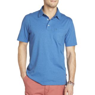 Izod Solid Jersey Polo, Deep Water, Mens