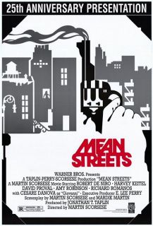 MEAN STREETS (25TH ANNIVERSARY) Movie Poster
