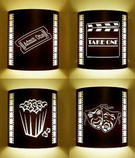 Four or More Home Theater Sconces (with Filmstrips)
