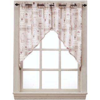 Lichtenberg Latte Grommet Top Swag Valance