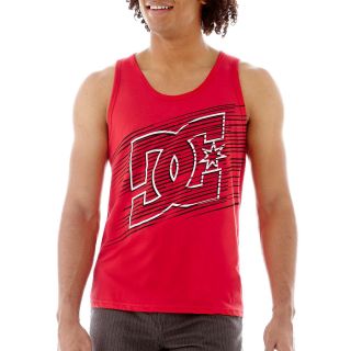 Dc Shoes DC All Team Tank Top, Red/Tan, Mens