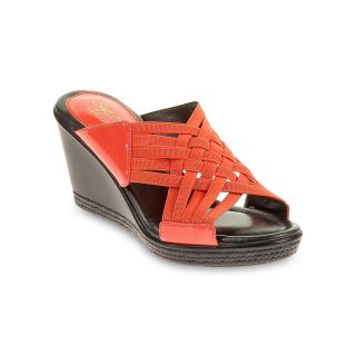 Soft Style by Hush Puppies Wava Wedge Sandals, Coral, Womens