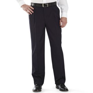 Stafford Year Round Pleated Pants, Black, Mens