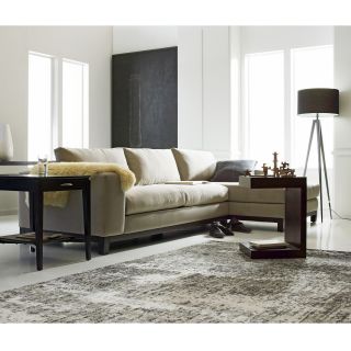 Calypso 2 pc. Chaise Sectional in Washed California Fabric, Bisquit
