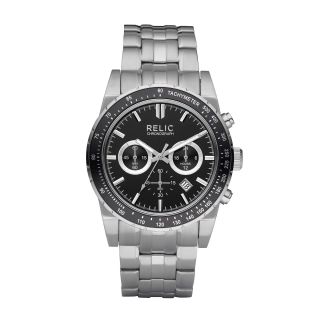 RELIC Mens Black Dial Chronograph Watch