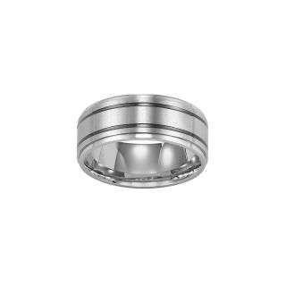 Stainless Steel Ring, Mens 9mm Band, Size 8.5   Direct