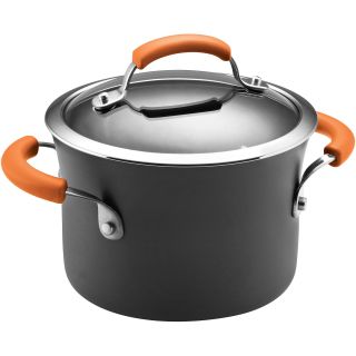 Rachael Ray 3 qt. Hard Anodized Covered Saucepot