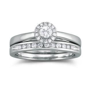 I Said Yes 1/3 CT. T.W. Diamond Bridal Set, White, Womens