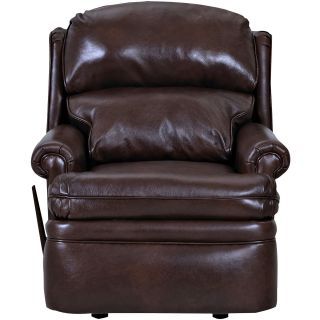 Sylvan Leather Recliner, Aspen Mahogany