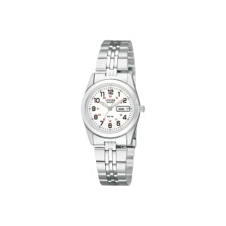 Citizen Quartz Citizen Womens Easy Reader Stainless Steel Watch EQ0510 58A