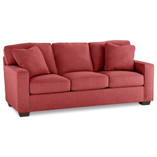 Possibilities Track Arm 82 Sofa, Berry