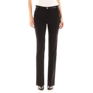 Mng By Mango Pinstripe Pants, Black, Womens