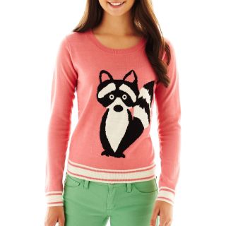 Critter Sweater, Pink, Womens