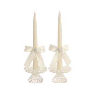 IVY LANE DESIGN Ivy Lane Design Charming Pearls Taper Candle Set, Ivory