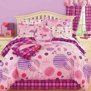 Rebound Bedding Set with Bonus Throw, Girls