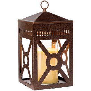 Mission Lantern Candle Warmer, Brown