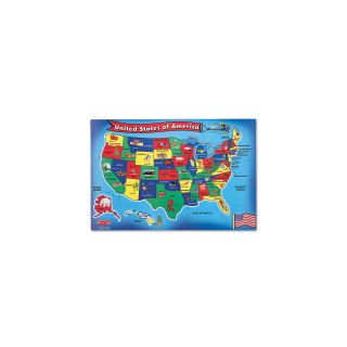 Melissa & Doug 51 pc. USA Floor Map Puzzle