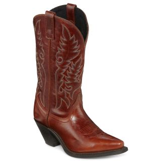 Laredo Madison Womens High Heel Cowboy Boots, Orange