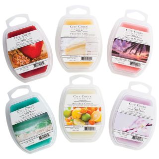 Candle Warmers Set of 6 Wax Melts Assorted Scents