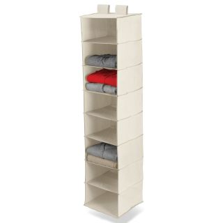 HONEY CAN DO Honey Can Do 8 Shelf Beige Hanging Organizer, Biege