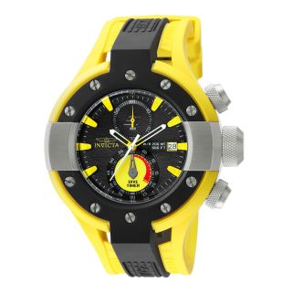 Invicta S1 Rally Mens Black & Yellow 20ATM Chronograph Watch
