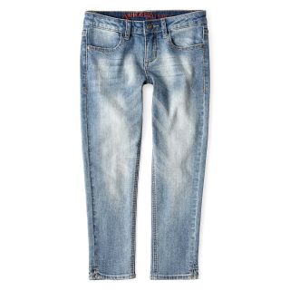ARIZONA Cropped Jeans   Girls 6 16, Blue, Girls