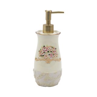 Avanti Rosefan Soap Dispenser, Ivory