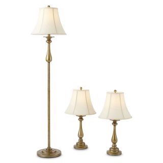 JCP Home Collection  Home Set of 3 Hennessey Floor & Table Lamps,