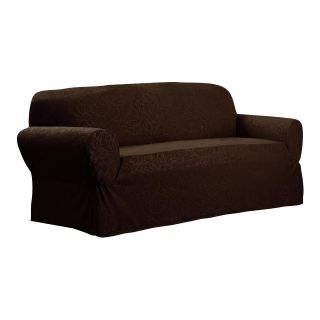 James Leaf 1 pc. Sofa Slipcover, Chocolate (Brown)