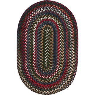 Chestnut Knoll Reversible Braided Oval Rugs, Brown