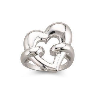 Silver Heart Ring, Sterling, Womens