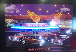 Haileys Diner Neon/LED Poster