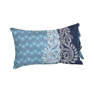 Zoey Oblong Decorative Pillow, Navy, Boys
