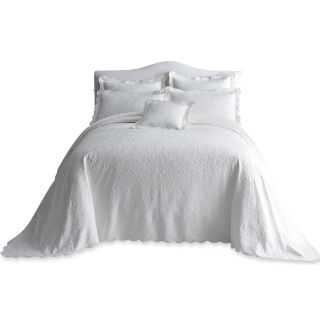 ROYAL VELVET Coralie Bedspread, White