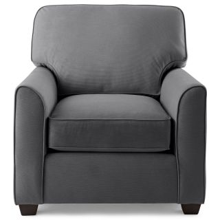 Possibilities Sharkfin Arm Chair, Charcoal