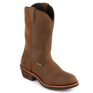 Dan Post Mens 12 Waterproof Leather Boots, Brown