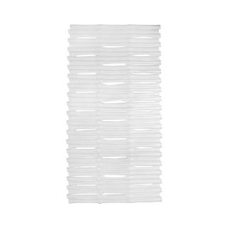 Hotel Bamboo Tub Mat, White