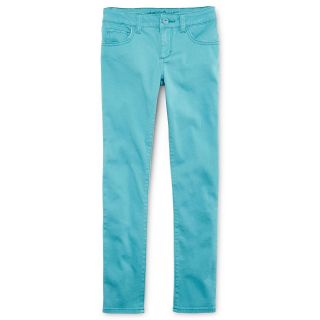 ARIZONA Colored Twill Skinny Jeans   Girls 6 16, Slim & Plus, Blue, Girls