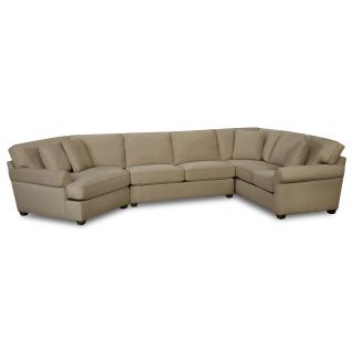 Possibilities Roll Arm 3 pc. Right Arm Sofa Sectional, Thistle