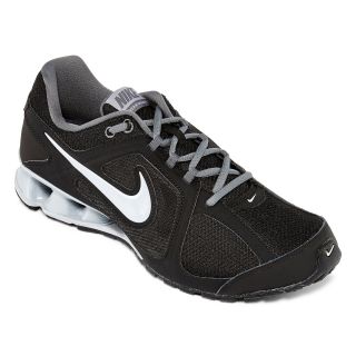 Nike Mens Reax Run 8 Running Shoes, Black/Grey