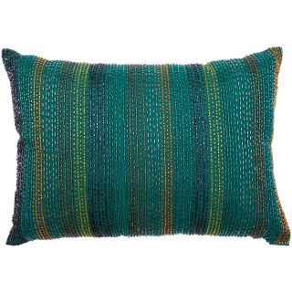 Beaded Stripe Oblong Decorative Pillow