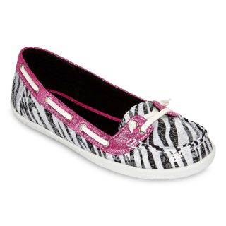 ARIZONA Betsy Zebra Girls Boat Shoes, Girls